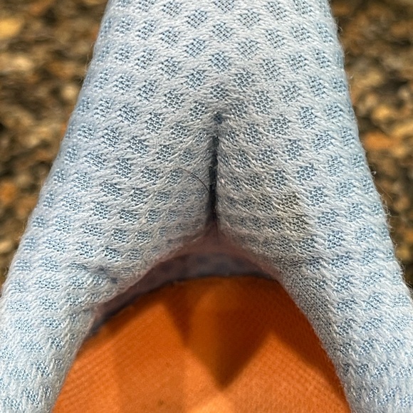 Hoka Light Blue and Peach Athletic Shoes Clifton nine size 10, ladies - Picture 5 of 10